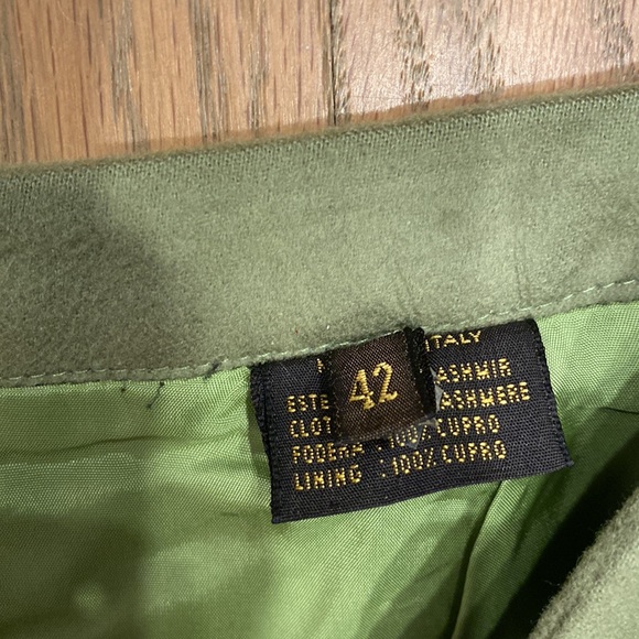 Loro Piana Cashmere Skirt - Green - Picture 5 of 9